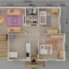 72m2 Prefabrik Ev – Image 2